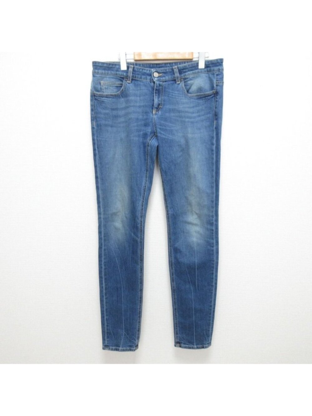Gucci Distressed Stretch Slimdenim Pants Jeans Indigo